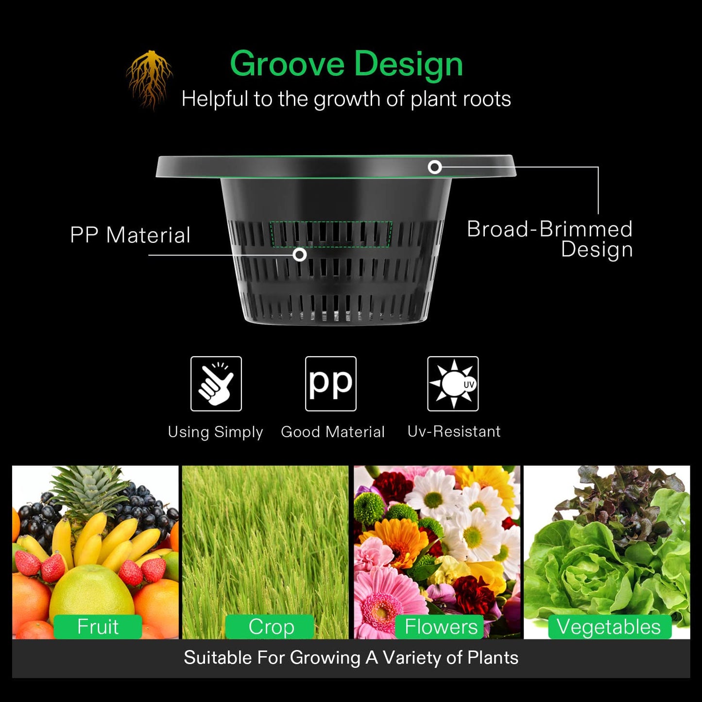 VIVOSUN DWC Hydroponics Grow System with Top Drip Kit, 5-Gallon Deep Water Culture, Recirculating Drip Garden System with Multi-Purpose Air Hose, Air Pump, and Air Stone (4 Buckets + Top Drip Kit)