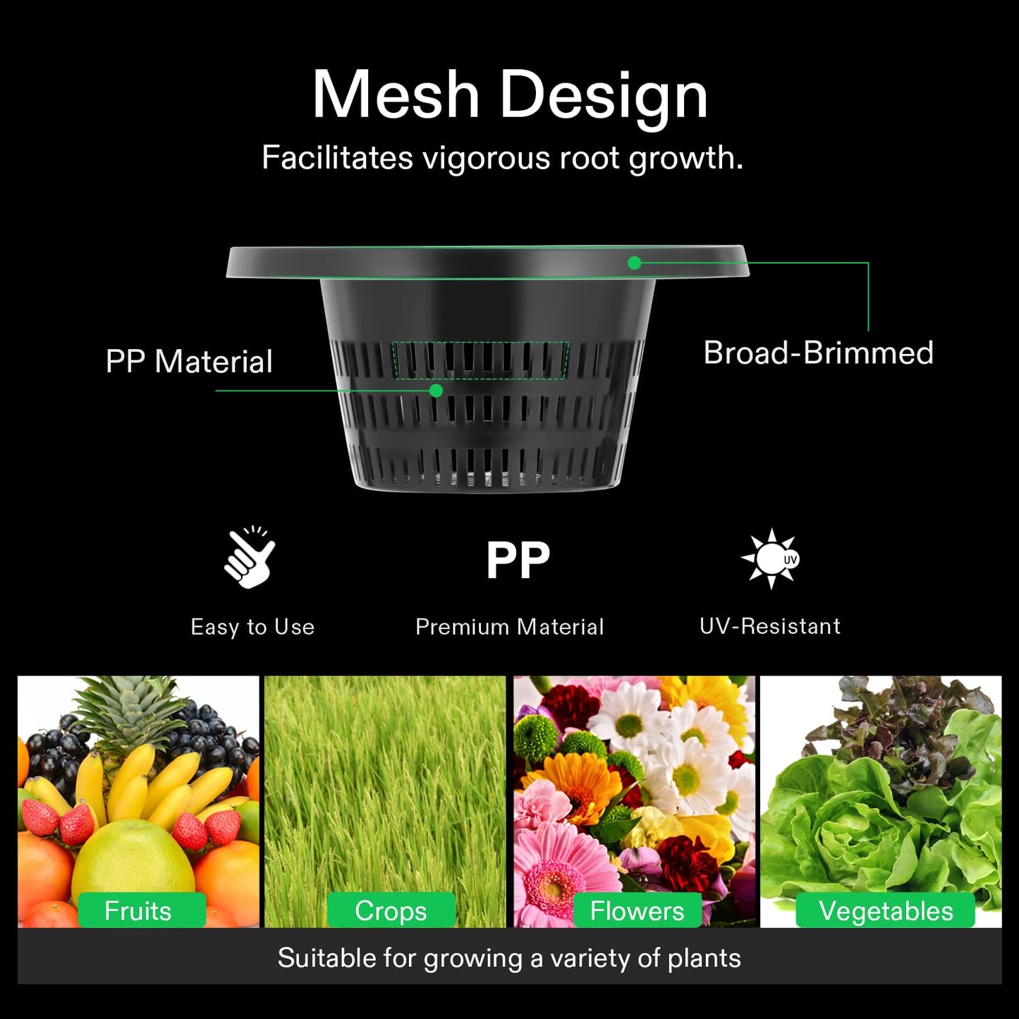 VIVOSUN DWC Hydroponics Grow System with Top Drip Kit, 5-Gallon Deep Water Culture, Recirculating Drip Garden System with Multi-Purpose Air Hose, Air Pump, and Air Stone (4 Buckets + Top Drip Kit)