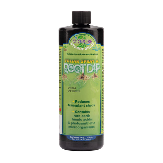 Microbe Life Hydroponics Premium Foliar Spray & Root Dip for Fruits & Vegetables, Use with Any Feeding Systems Including Hydroponics or Soil, for Sale in California and Missisippi, 16 Ounces