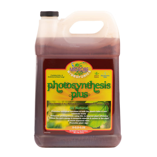 Microbe Life Hydroponics Premium Photosynthesis Plus to Grow Fruits, Vegetables, and Herbs, The Best Professional Big Bud Grow, Use with Any Feeding Systems Including Hydroponics or Soil, 1 Gallon